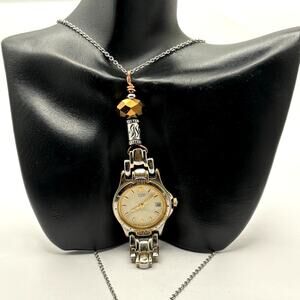 Vintage Silver Citizen Watch Pendant